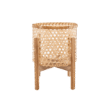 Woven bamboo basket