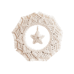 Decorative star-shaped wool